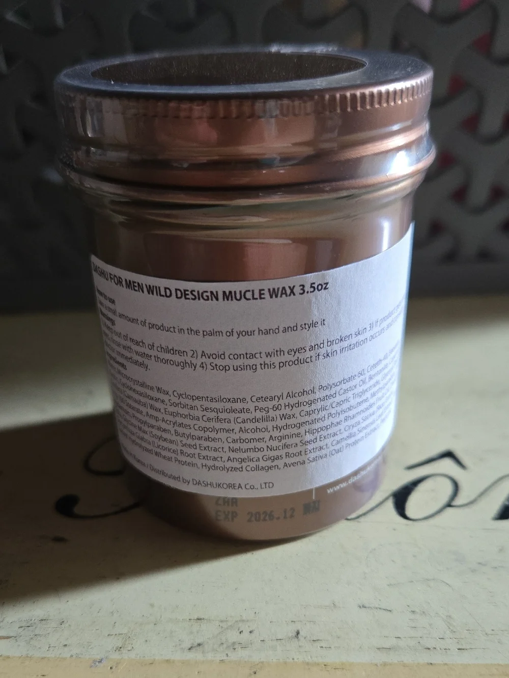 DASHU Wild Design Mucle Wax
